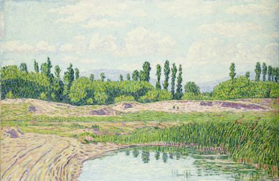 Landscape with Pond, near Rimini by Paul Baum